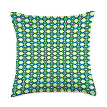 Load image into Gallery viewer, Kristalin Davis Pattern 505 Throw Pillow, 18x18, Multicolor